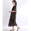 リフレクト(Reflect)の【SALE／マシンウォッシュ可能／ベルト付き】フェザープリントワンピース11