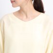 リフレクト(Reflect)の【夏SALE／洗える】ふんわりスリーブデニム風ブラウス5