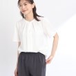 リフレクト(Reflect)の【SALE／接触冷感／洗える／ジャケットインナーにおすすめ】プチバンドカラーブラウス7