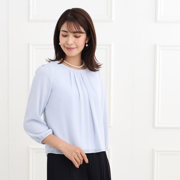 リフレクト(Reflect)の【春SALE/マシンウォッシュ可】ピンタックブラウス シャツ・ブラウス
