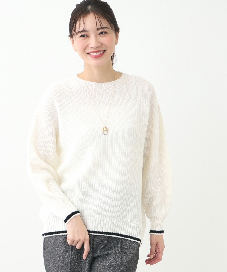 リフレクト(Reflect)の【春SALE／手洗い可／ホールガーメント（R）】ゆるシルエットニット12
