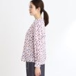 リフレクト(Reflect)の【春SALE／マシンウォッシュ可／セットアップ可】パフスリーブプリントブラウス11