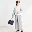 リフレクト(Reflect)の【春SALE／E‐QUALITY／洗える】フルレングス丈ワイドストレートパンツ6