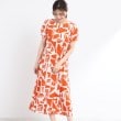 リフレクト(Reflect)の【WEB先行カラーあり／マシンウォッシュ可】幾何モチーフプリントワンピース12