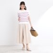 リフレクト(Reflect)の【UVカット／接触冷感／洗える】タックスカート風ワイドパンツ10
