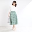 リフレクト(Reflect)の【手洗い可】ストライプ柄シアースカート4