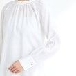 リフレクト(Reflect)の【R‐QUALITY／接触冷感／洗える】スタンドネックシャツブラウス12