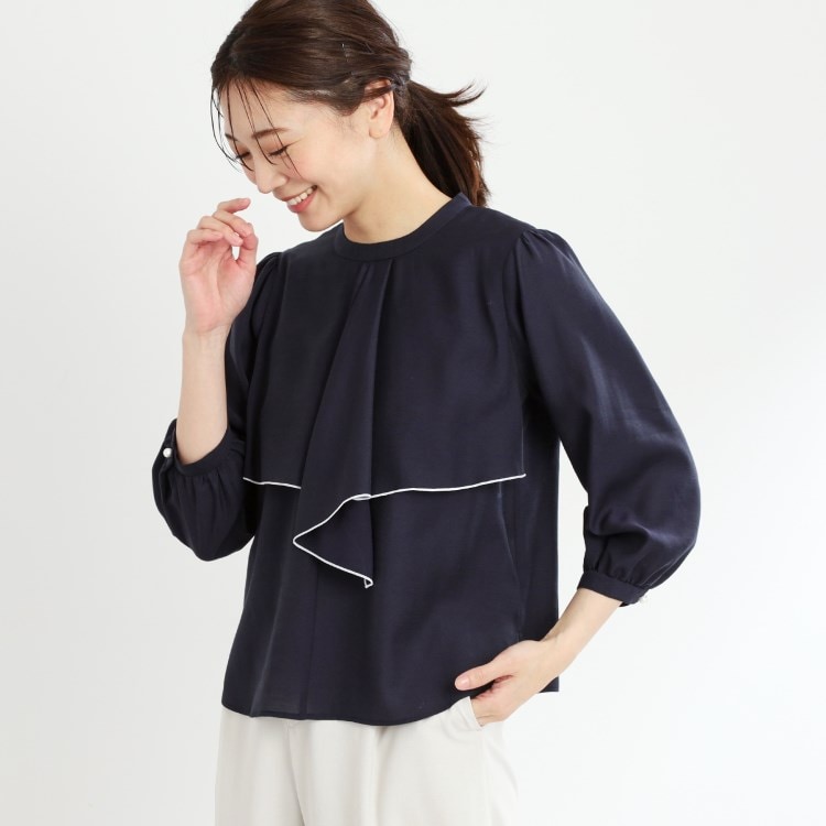 リフレクト(Reflect)の【夏SALE／接触冷感／洗える】ラッフルフリルブラウス シャツ・ブラウス