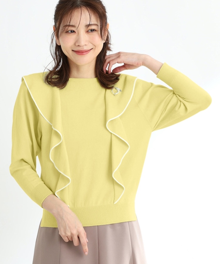 リフレクト(Reflect)の【春SALE】ラッフルフリルプルオーバーニット10
