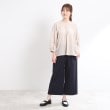 リフレクト(Reflect)の【E‐QUALITY／手洗い可】ワイドクロップドパンツ13