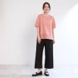 リフレクト(Reflect)の【E‐QUALITY／手洗い可】ワイドクロップドパンツ6