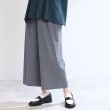 リフレクト(Reflect)の【E‐QUALITY／手洗い可】ワイドクロップドパンツ3