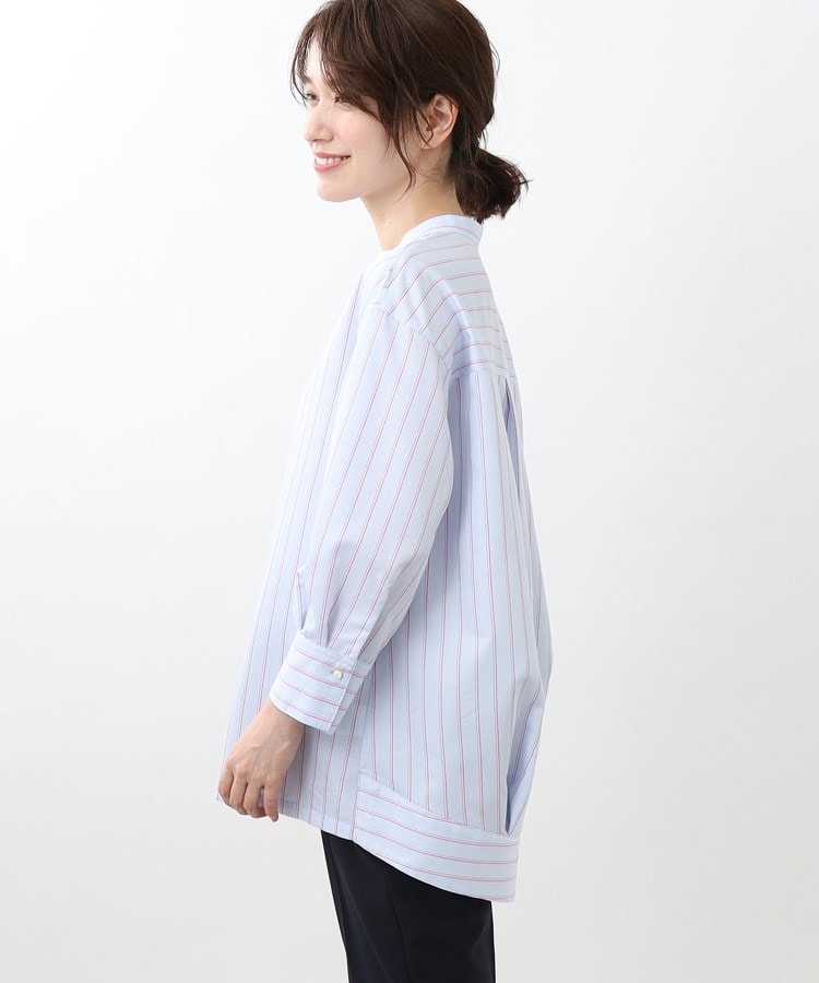 リフレクト(Reflect)の【春SALE／接触冷感／洗える】ストライプコクーンシルエットシャツ15
