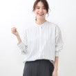 リフレクト(Reflect)の【春SALE／接触冷感／洗える】ストライプコクーンシルエットシャツ1