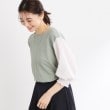 リフレクト(Reflect)の【手洗い可】シアーストライプスリーブブラウス5