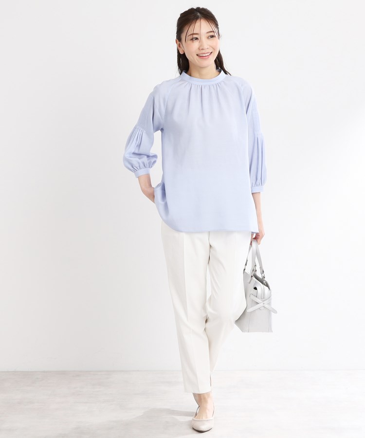 1.1万♡超美品♡ リフレクト 接触冷感 ブラウス ターコイズ