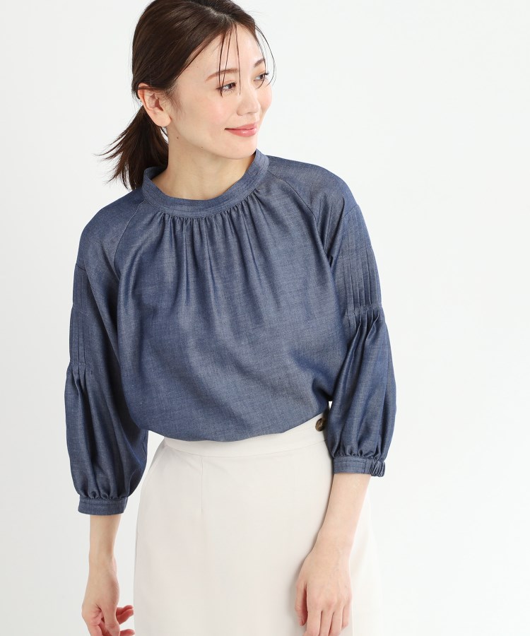 1.1万♡超美品♡ リフレクト 接触冷感 ブラウス ターコイズ