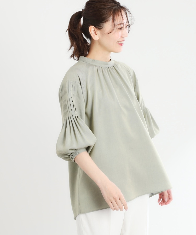 1.1万♡超美品♡ リフレクト 接触冷感 ブラウス ターコイズ
