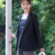 リフレクト(Reflect)の【UVカット／接触冷感／マシンウォッシュ可能】レイヤード風ジャージブラウス28