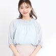 リフレクト(Reflect)の【接触冷感／洗える】シャーリングデザインブラウス21