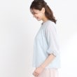 リフレクト(Reflect)の【接触冷感／洗える】シャーリングデザインブラウス28