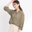 リフレクト(Reflect)の【接触冷感／マシンウォッシュ可／セットアップ可】スリーブディティールブラウス6