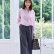 リフレクト(Reflect)の【マシンウォッシュ可／ウエスト総ゴム】すっきり見えワイドシルエットパンツ4