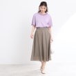 リフレクト(Reflect)の【マシンウォッシュ可／ウエスト総ゴム／セットアップ可】エアリーロングスカート7