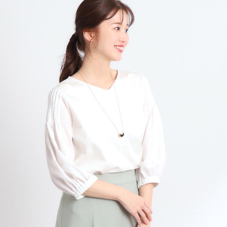 リフレクト(Reflect)の【夏SALE／スカートにもパンツにも合わせやすい】キレイめTブラウス シャツ・ブラウス