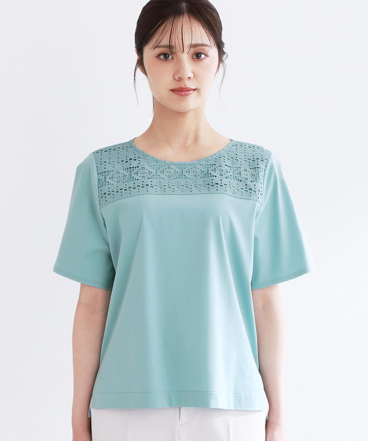 リフレクト(Reflect)の【手洗い可】レースデザインジャージTシャツ14