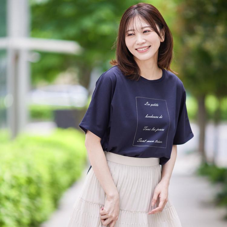 リフレクト(Reflect)の【UVカット／接触冷感／マシンウォッシュ可】ドルマンスリーブロゴTシャツ Ｔシャツ
