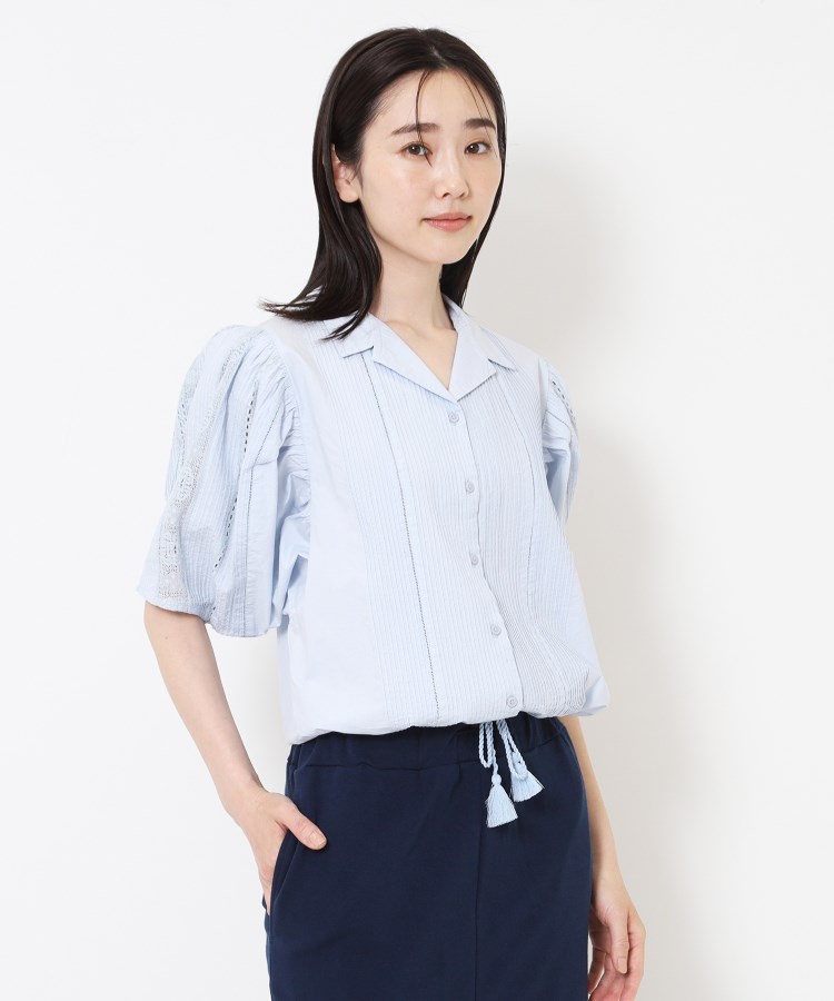 イキツケ(IKITSUKE)の＜IKITSUKE＞【洗える/こだわりの素材】アンティークレースブラウス13