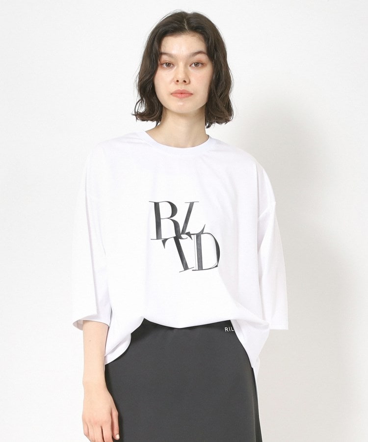 リラート(RILATO)の【RILATO】高機能ロゴTシャツ ホワイト(001)