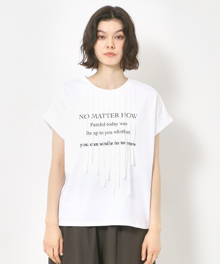 リラート(RILATO)の【RILATO】テーププリントTシャツ1