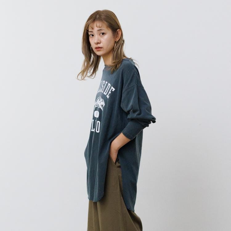 タシケント(TASIKENT)の＜TASIKENT＞ピグメントプリント ロンT カットソー