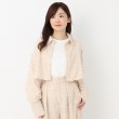 タシケント(TASIKENT)の＜TASIKENT＞【洗える/セットアップ可】フリンジジャカード ショートシャツ アイボリー(004)