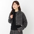タシケント(TASIKENT)の＜TASIKENT＞【洗える/セットアップ可】フリンジジャカード ショートシャツ チャコールグレー(013)