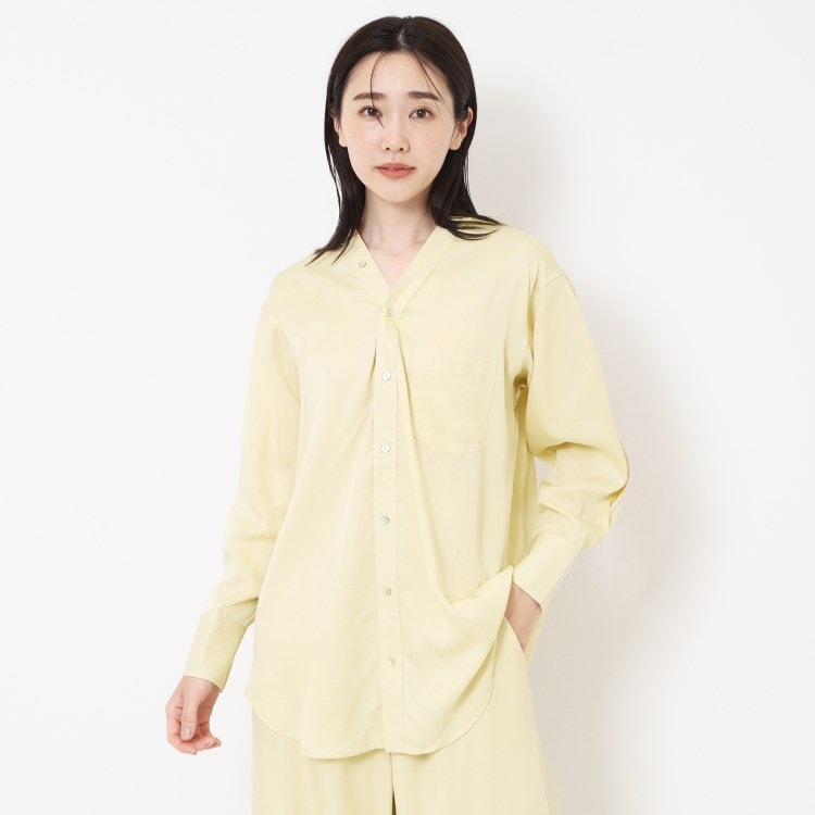 タシケント(TASIKENT)の＜IKITSUKE＞セルロースVネックブラウス シャツ・ブラウス