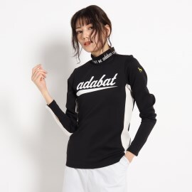 アダバット(レディース)(adabat(Ladies))のモックネック長袖シャツ NEWスタンダードシリーズ カットソー