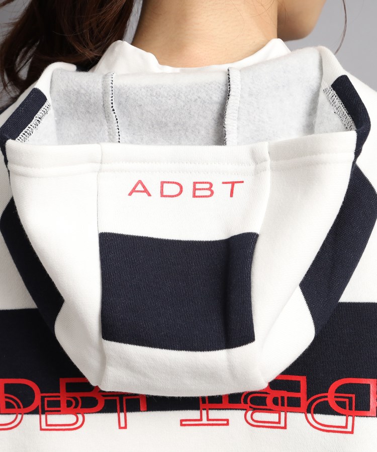 ADBT】ロゴデザイン 長袖パーカー(パーカー) | adabat(Ladies