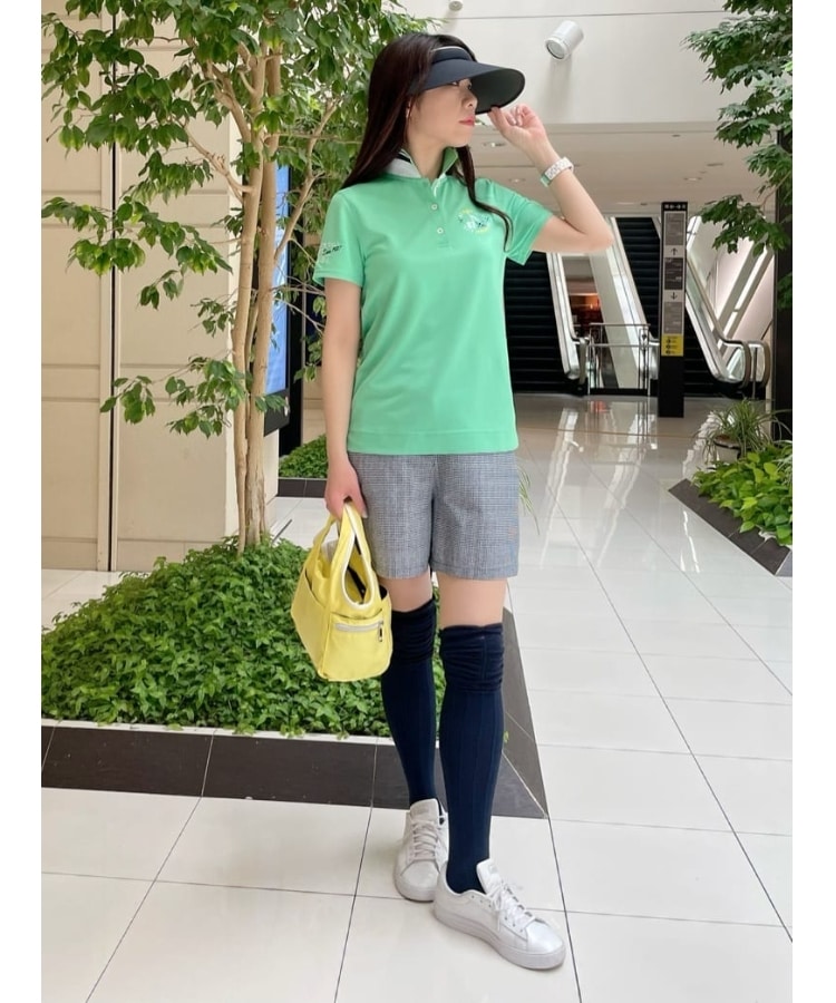 千鳥柄キュロットパンツ 撥水加工(ショートパンツ) | adabat(Ladies)(アダバット)| ワールド オンラインストア | WORLD ONLINE STORE