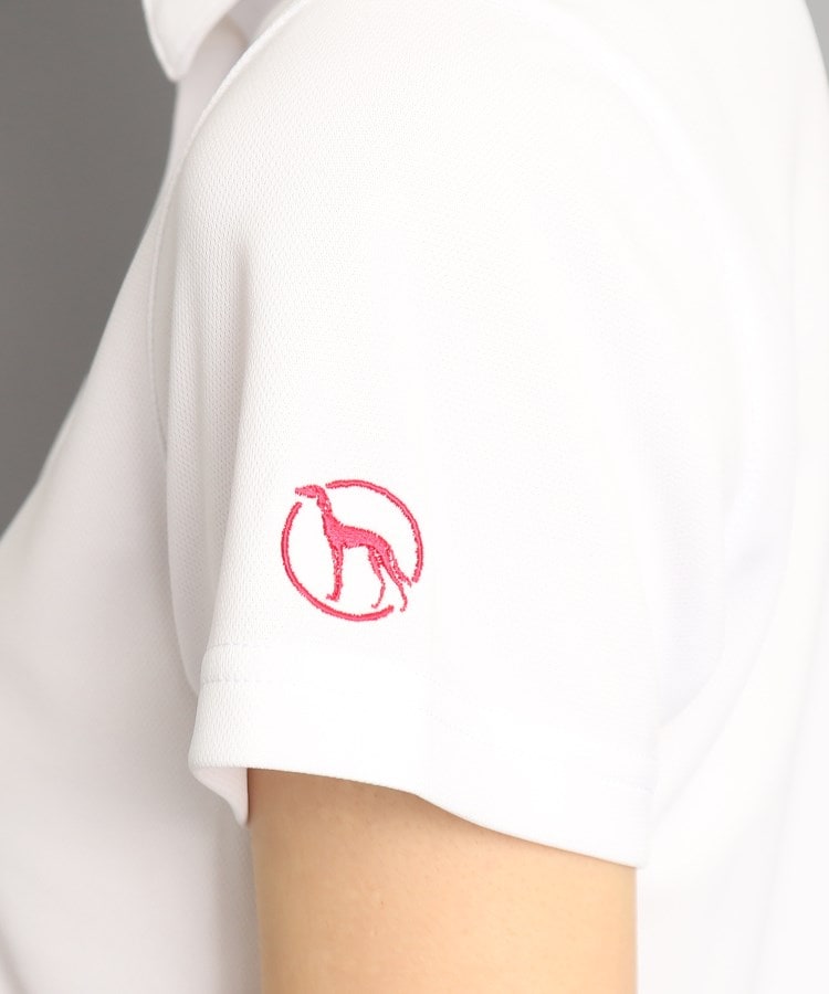 アダバット(レディース)(adabat(Ladies))の【UVカット/吸水速乾】ワッペンロゴデザイン 半袖ポロシャツ22