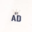 アダバット(レディース)(adabat(Ladies))のシャドーロゴデザイン 長袖ハーフジップポロシャツ6