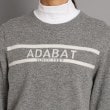 アダバット(レディース)(adabat(Ladies))のロゴデザイン クルーネックセーター9