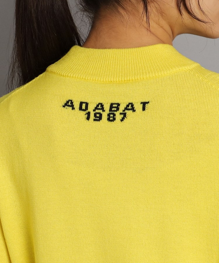アダバット(レディース)(adabat(Ladies))のロゴデザイン ボトルネックセーター21