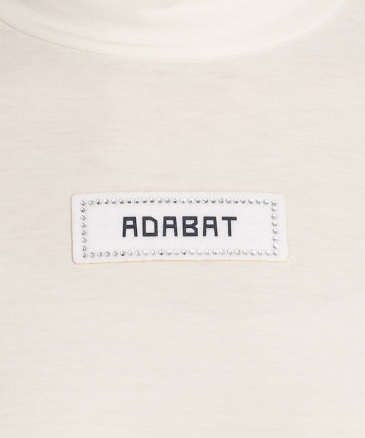 アダバット(レディース)(adabat(Ladies))のラインストーンデザイン モックネック長袖プルオーバー8