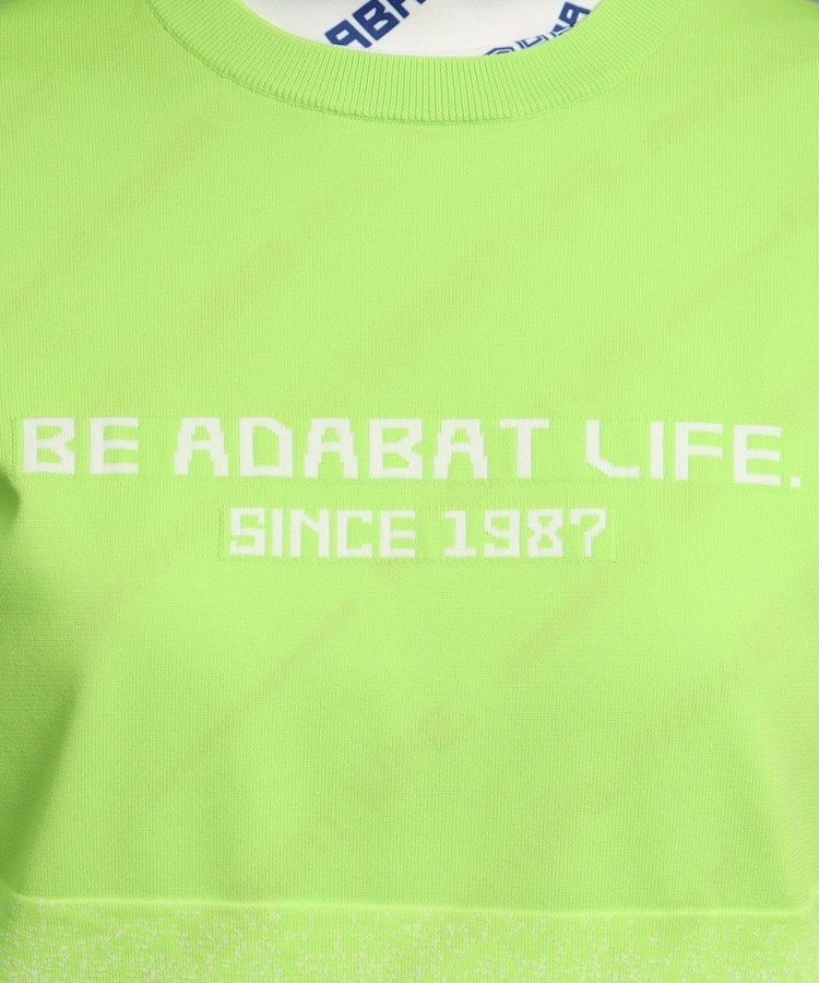 アダバット(レディース)(adabat(Ladies))の【洗える】ロゴデザイン クルーネックセーター12