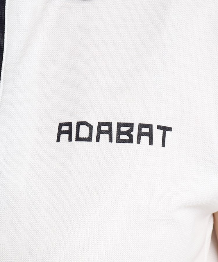 アダバット(レディース)(adabat(Ladies))の【日本製】ショルダーラインデザイン ハーフジップポロシャツ15