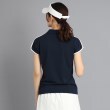 アダバット(レディース)(adabat(Ladies))の【日本製】ショルダーラインデザイン ハーフジップポロシャツ10
