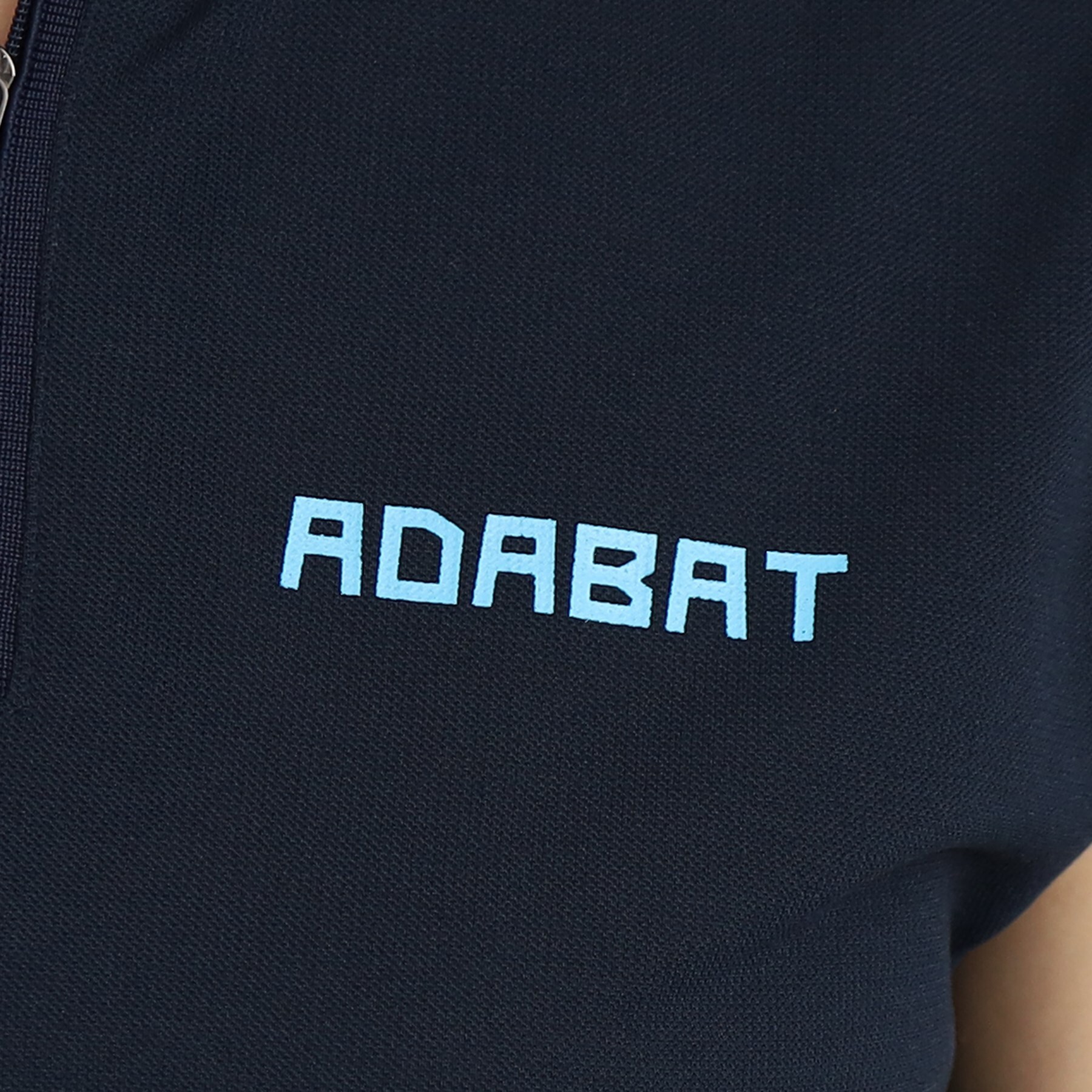 アダバット(レディース)(adabat(Ladies))の【日本製】ショルダーラインデザイン ハーフジップポロシャツ7